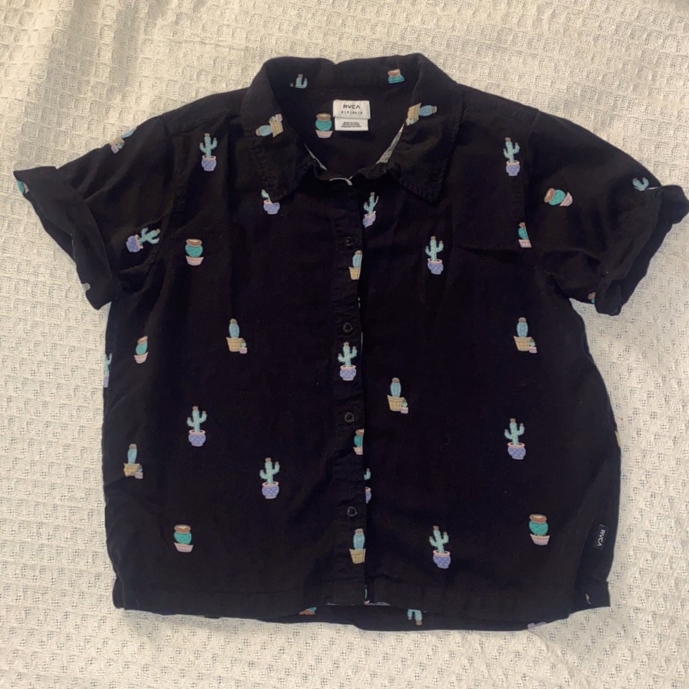 RVCA Cactus button up shirt